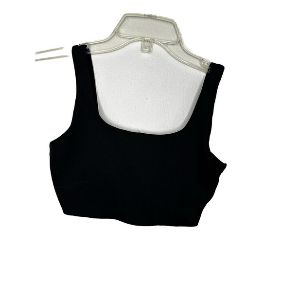 NWT Madewell MWL Flex Square-Neck Sports Bra Black Size XS - Picture 6 of 9